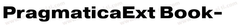 PragmaticaExt Book字体转换